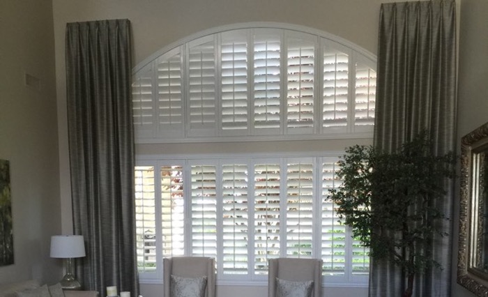 Dover drapes and shutters.